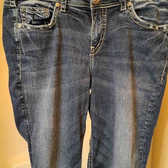 Silver Jeans Women's Classic Blue Straight Leg Jeans - Picture 1 of 7